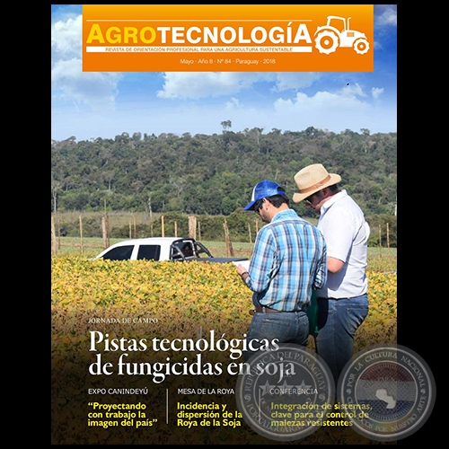 AGROTECNOLOGA  REVISTA DIGITAL - MAYO - AO 8 - NMERO 84 - AO 2018 - PARAGUAY